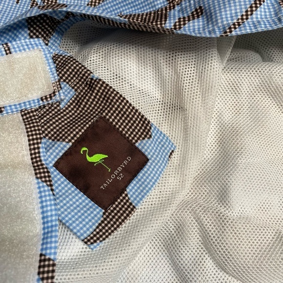 Tailorbyrd Swimming Shorts Men's Size 52 Blue Hawaiian Floral - Picture 8 of 15